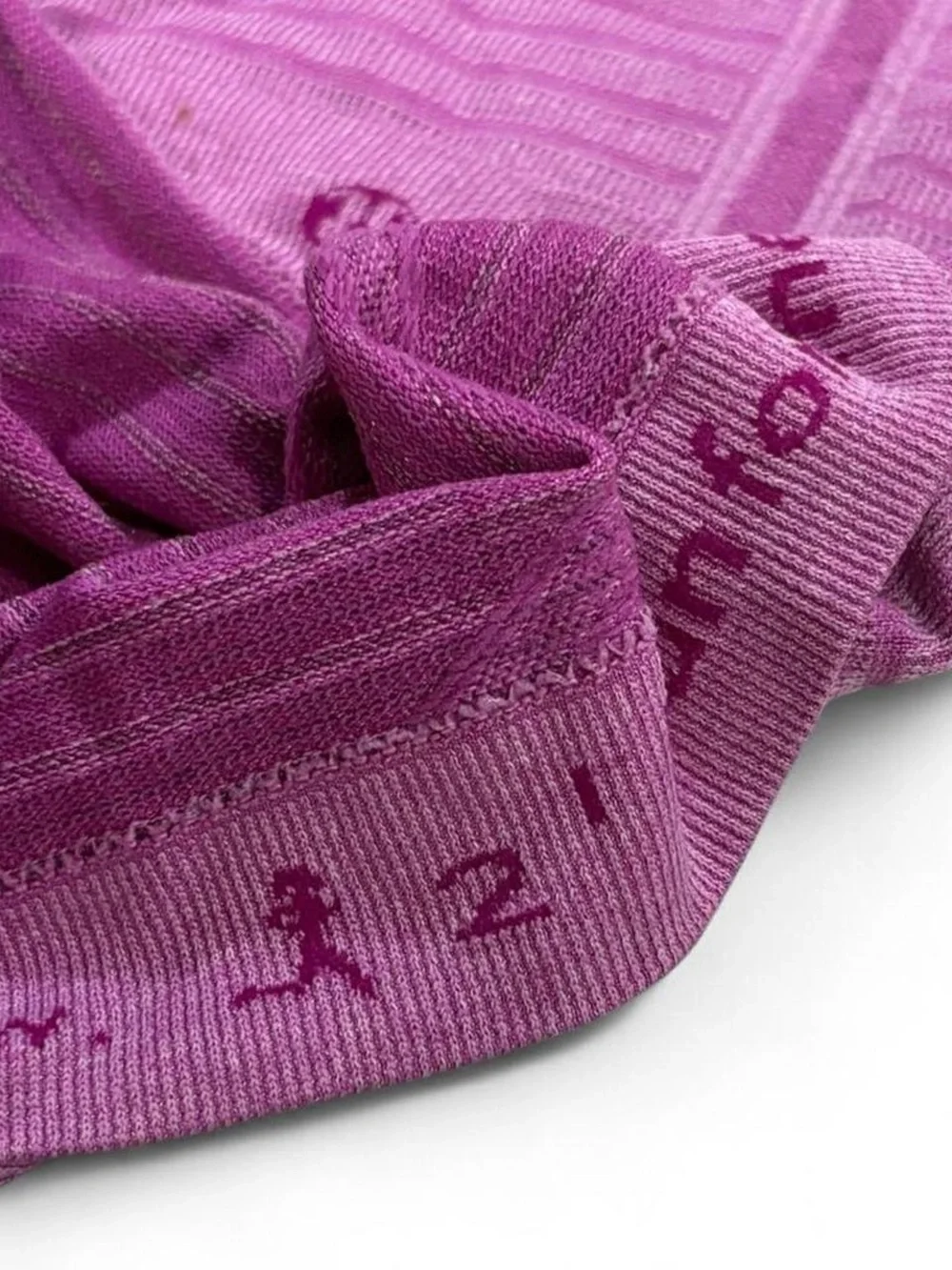 Lululemon Swiftly Tech Tank Top in Rugby Stripe Tonal Heathered Ultra Violet